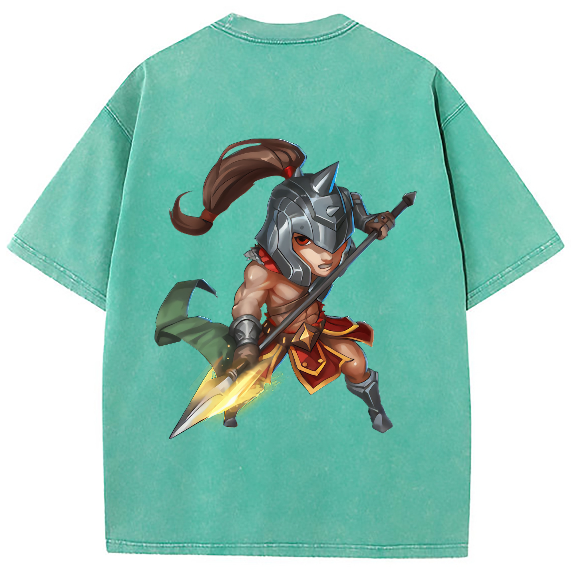 （画像用） リーグ・オブ・レジェンド League of Legends LOL 綿100% ヴィンテージ風 半袖Tシャツ（背面プリント）